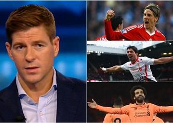 جيرارد يختار الأفضل بين محمد صلاح وسواريز وتوريس