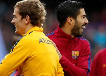 جريزمان يكشف لرئيس أتليتكو مدريد حقيقة توصله لاتفاق مع برشلونة