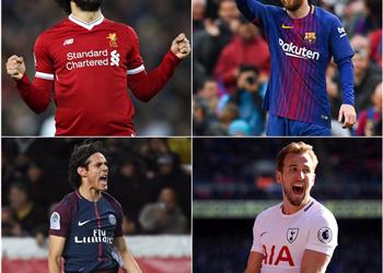 الجماهير تتوقع تفوق محمد صلاح على ميسي في سباق الحذاء الذهبي