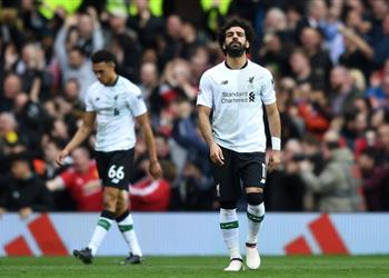 محمد صلاح يفشل في ترك بصمته أمام مانشستر يونايتد بالشوط الأول