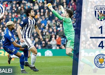 فيديو ليستر سيتي بقيادة محرز يعبر وست بروميتش بمشاركة أحمد حجازي