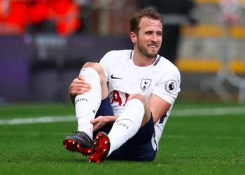 بالفيديو إصابة هاري كين أمام بورنموث