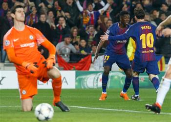 بالفيديو ديمبيلي يسجل أول أهدافه بقميص برشلونة