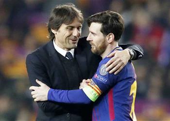 كونتي يكشف ما قاله لـ ميسي بعد مباراة برشلونة وتشيلسي