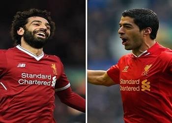 فيديو محمد صلاح يتساوى مع لويس سواريز في البريميرليج