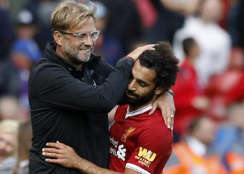 أول تعليق من كلوب على سوبر هاتريك محمد صلاح