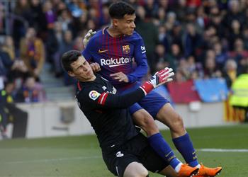 حارس أتلتيك بيلباو لم نلعب بشكل جيد أمام برشلونة