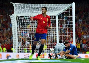 مدرب إسبانيا موراتا سيعود للمنتخب في تلك الحالة