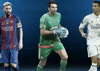 بوفون يوضح الفارق بين ميسي ورونالدو