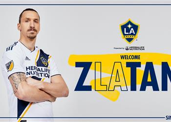 رسمي ا لوس أنجلوس جلاكسي ي علن تعاقده مع إبراهيموفيتش