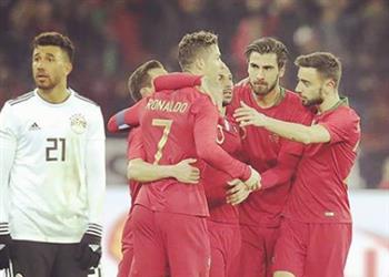 لاعب برشلونة يعلق على ودية مصر والبرتغال روح لا تصدق