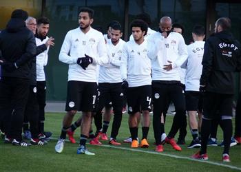 منتخب مصر يؤدي تدريباته استعداد ا لمواجهة اليونان ودي ا