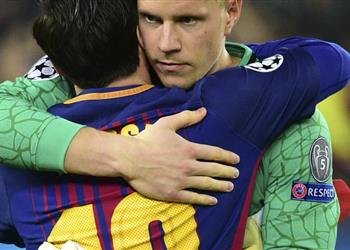 ميسي وتير شتيجن يثيران مخاوف برشلونة قبل صدام إشبيلية وروما