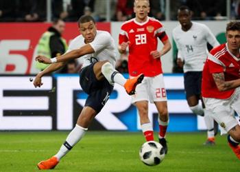 مبابي يعلق على ثنائيته في شباك روسيا