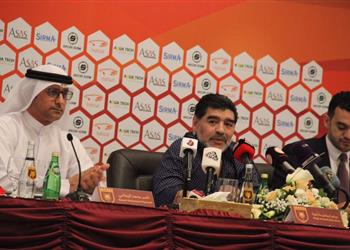 ماذا قال مارادونا لحسام غالي بعد مباراة الأهلي والفجيرة وبم رد الكابيتانو