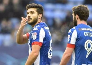 بمشاركة سام مرسي ويجان يحافظ على صدارة ليج ون بتخطي أولد هام