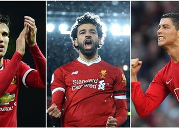 هدف وحيد يفصل محمد صلاح عن معادلة رقم رونالدو وفان بيرسي بالبريميرليج