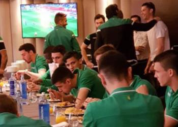 رونالدو يؤازر سبورتينج لشبونة قبل مواجهة أتلتيكو مدريد