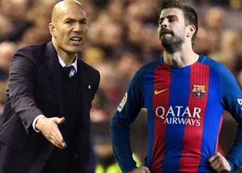 بيكيه يسخر من تصريحات زيدان لن أستطيع النوم الليلة