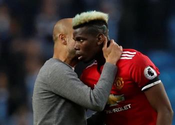 جوارديولا يكشف ما قاله لـ بوجبا بعد ديربي مانشستر