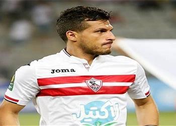 طارق حامد يغادر مباراة الزمالك والمقاصة مصاب ا