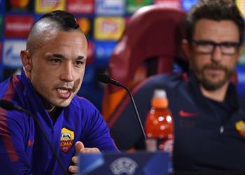 ناينجولان يوجه طلب لفريق روما قبل مواجهة برشلونة