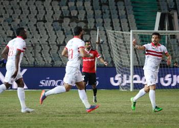 فيديو الشوط الأول الزمالك يتقدم على الاتحاد بهدف في الدوري المصري