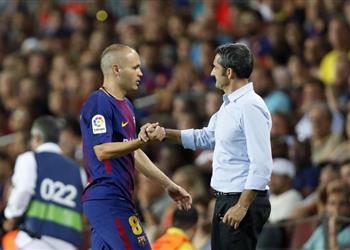 فالفيردي يرفض التعليق على رحيل إنييستا عن برشلونة