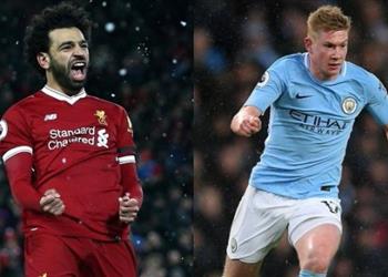 دي بروين يقترب من التتويج بجائزة في منافسة محمد صلاح