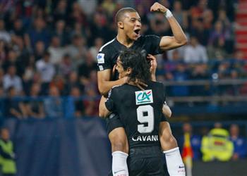 فيديو مبابي يقود باريس سان جيرمان لنهائي كأس فرنسا بإسقاط كان