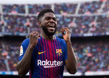 منافس ا ريال مدريد برشلونة يبدأ محادثاته مع بديل أومتيتي