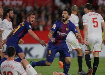 موعد والقنوات الناقلة لمباراة برشلونة واشبيلية في نهائي كأس ملك اسبانيا