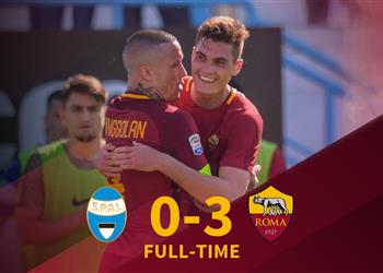روما يستعد لمواجهة ليفربول بثلاثية أمام سبال