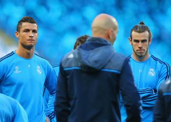 جاريث بيل يشعل غضب رونالدو وزيدان