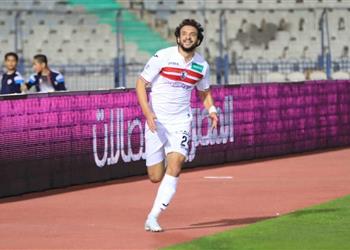 محمود علاء يتقدم للزمالك بهدف مبكر في مرمى الأسيوطي
