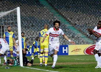 الزمالك ينهي الشوط الأول بالتقدم على الأسيوطي برأسية علاء