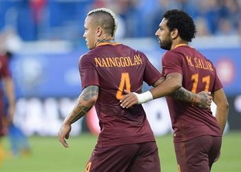 فيديو روما يسلط الضوء على لقاء محمد صلاح وناينجولان