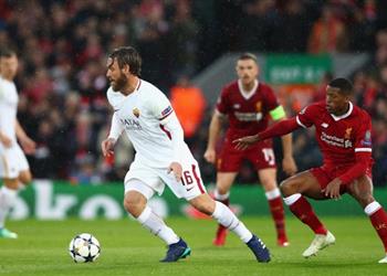 دي روسي يشيد بأداء محمد صلاح في مباراة ليفربول وروما