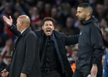 سيميوني بعد التعادل مع آرسنال نجحنا في البقاء على قيد الحياة