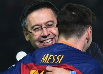 رئيس برشلونة يفجر مفاجأة بشان تجديد عقد ميسي