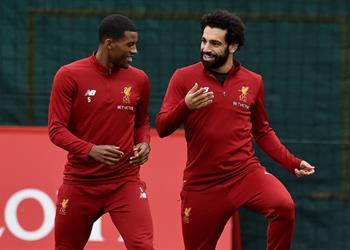 لاعب ليفربول يحفز محمد صلاح قبل مواجهة روما