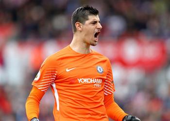 كورتوا ينعش آمال ريال مدريد