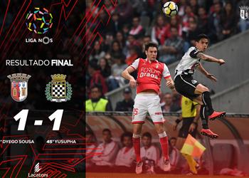 في غياب كوكا براجا يتعادل مع بوافيستا بالدوري البرتغالي