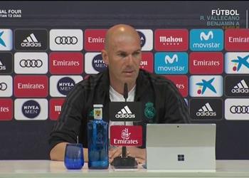 زيدان يوضح موقف نجمي ريال مدريد من مباراة برشلونة
