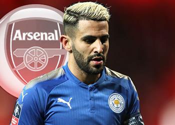رياض محرز يريد الانتقال إلى آرسنال