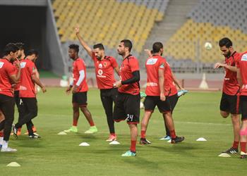 مران الأهلي عمرو السولية يواصل التأهيل وعودة عاشور ومحسن