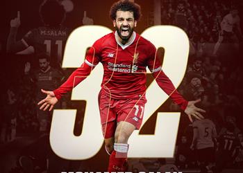 نجوم الإعلام الإنجليزي وجماهير ليفربول محمد صلاح خلق ليحطم الأرقام القياسية