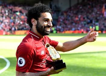 محمد صلاح معلق ا على تتويجه بالحذاء الذهبي انتظروني الموسم القادم