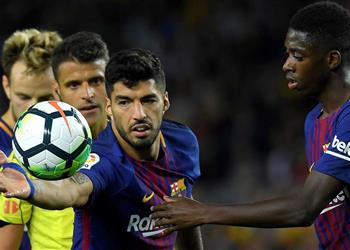 سواريز وديمبلي يقودان هجوم برشلونة لمواجهة ليفانتي بالليجا