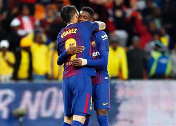 فيديو برشلونة يحقق فوزا على صن داونز بمباراة ودية